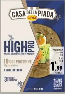 Conad City PIADINA HIGH PROTEIN CRM offerta