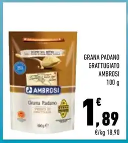 Conad City GRANA PADANO GRATTUGIATO AMBROSI offerta