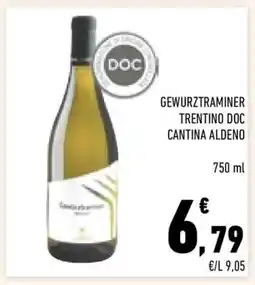 Conad City Gewurztraminer Trentino DOC Cantina Aldeno offerta