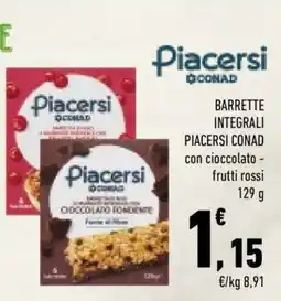 Conad City BARRETTE INTEGRALI PIACERSI CONAD offerta