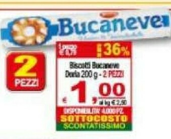 CTS Supermercati Bucaneve offerta