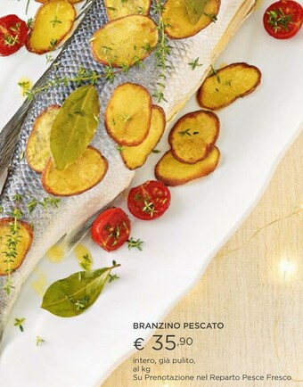 Esselunga Branzino pescato offerta