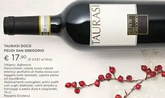 Feudi san gregorio taurasi docg 750 ml
