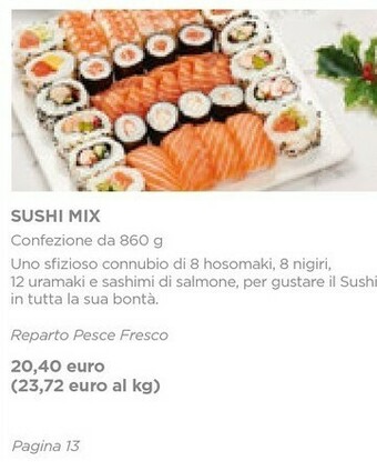 Esselunga Sushi mix offerta