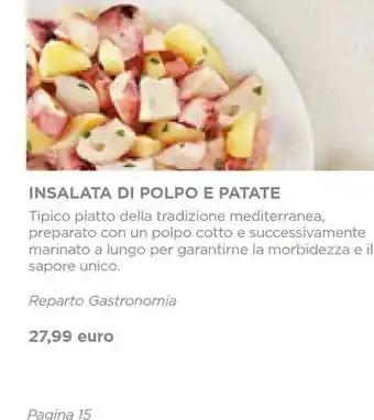 Esselunga Insalata di polpo e patate offerta