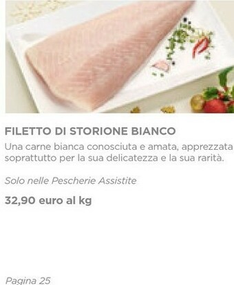 Filetto di storione bianco