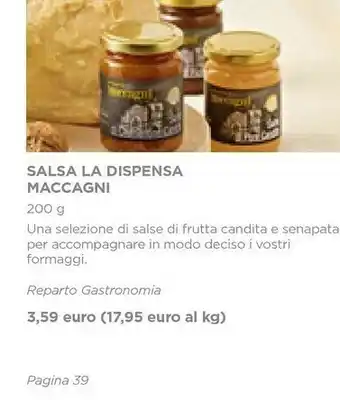 Esselunga Salsa la dispensa maccagni offerta