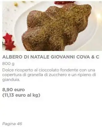 Esselunga Albero di natale giovanni 800 g offerta