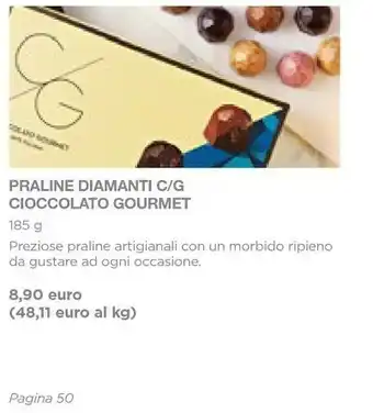 Esselunga Praline diamanti c/g cioccolato gourmet offerta