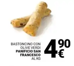 Supermercati Gulliver Bastoncino con olive verdi panificio san francesco offerta