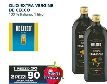 Esselunga Olio extra vergine offerta