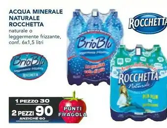 Esselunga Acqua minerale naturale leggermente frizzante brio blu 1500 g(ml) offerta