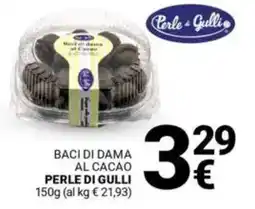 Supermercati Gulliver Baci di dama al cacao PERLE DI GULLI offerta