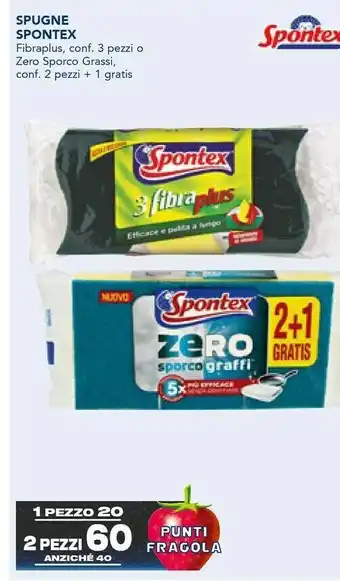 Esselunga Spontex spugne offerta
