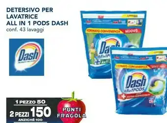 Esselunga Detersivo per lavatrice all in 1 pods offerta