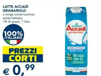 Esselunga Latte accadì parzialmente scremato 1000 g(ml) offerta