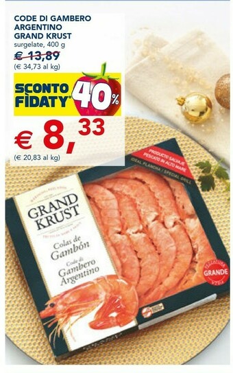 Esselunga Code di gambero argentino 400 g(ml) offerta