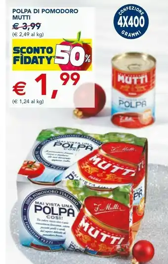 Esselunga Polpa 100% pomodoro italiano offerta