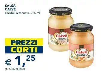 Esselunga Calvé - salsa tonnata con tonno pinne gialle 225 g(ml) offerta