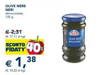 Esselunga Olive nere denocciolate 135 g(ml) offerta