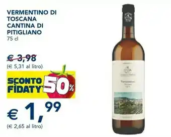 Esselunga Cantina di pitigliano vermentino di toscana offerta