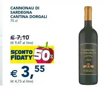 Esselunga Cannonau di sardegna 750 g(ml) offerta