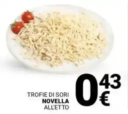 Supermercati Gulliver Trofie di sori novella offerta