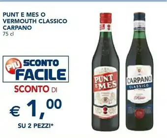 Esselunga Carpano classico 750 ml offerta