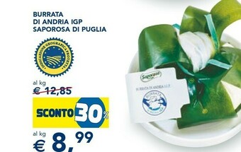 Esselunga Burrata di andria igp offerta