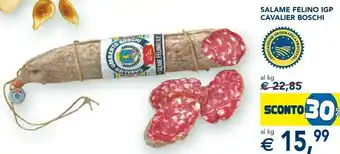 Esselunga Salame felino igp offerta