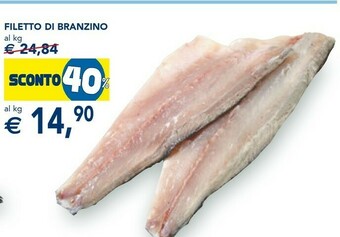 Esselunga Filetto di branzino offerta