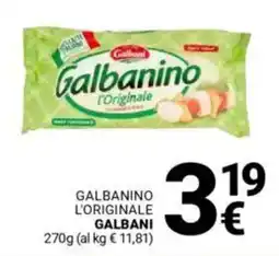 Supermercati Gulliver Galbanino l'originale GALBANI offerta