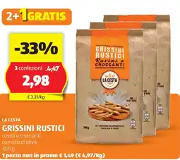 ALDI La cesta grissini rustici offerta