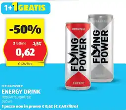 ALDI Flying power energy drink offerta