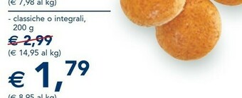Esselunga Esselunga - tartine integrali al latte 200 g(ml) offerta