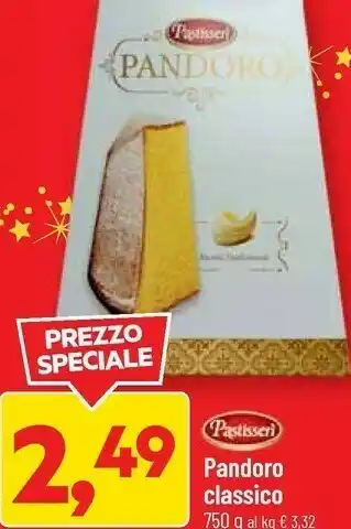 DPiù Pandoro classico 750 ml offerta
