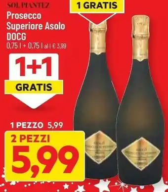 DPiù Prosecco superiore asolo docg offerta