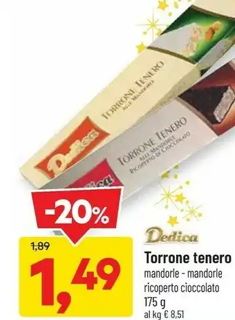 DPiù Torrone alle nocciole 175 g(ml) offerta