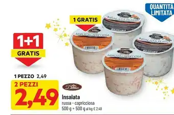 DPiù Insalata russa - capricciosa 1000 g offerta