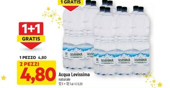 DPiù Acqua minerale naturale offerta