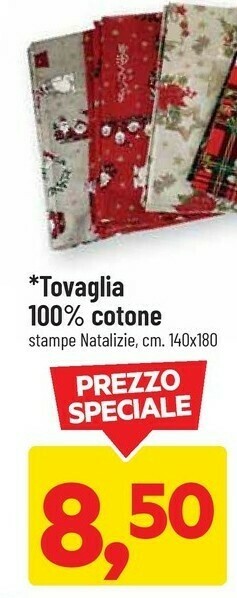 DPiù Tovaglia 100% cotone offerta