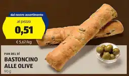 ALDI Pan del dì bastoncino alle olive offerta