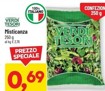 DPiù Verdi tesori misticanza 250 g offerta