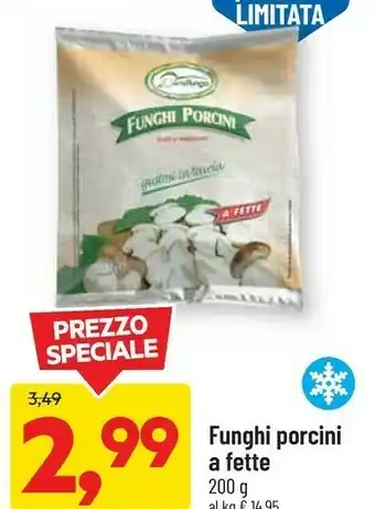 DPiù Funghi porcini a fette offerta