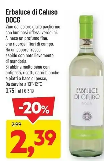 DPiù Erbaluce di caluso docg offerta
