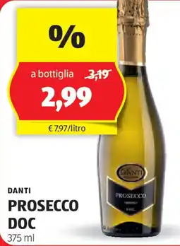ALDI Danti prosecco doc offerta