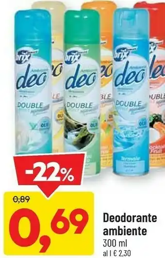 DPiù Brix deodorante ambiente offerta