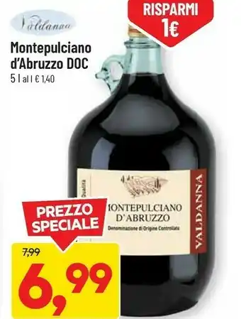 DPiù Montepublicaiano d'abruzzo doc offerta