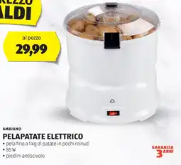 ALDI Ambiano pelapatate elettrico offerta