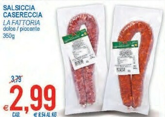 MD Discount Salsiccia casereccia dolce 350 g offerta